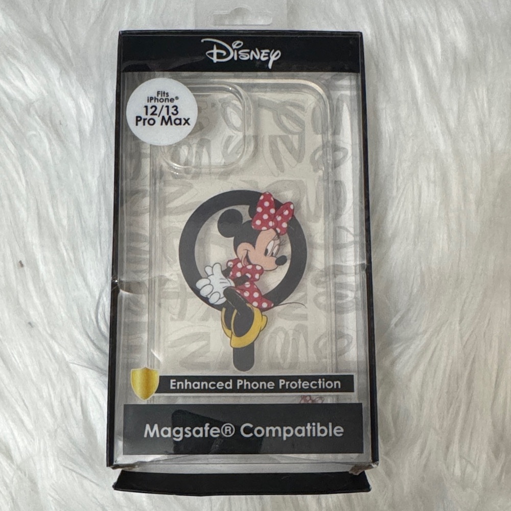 Disney Minnie Mouse iPhone 12/13 Pro Max Case - Black and Red